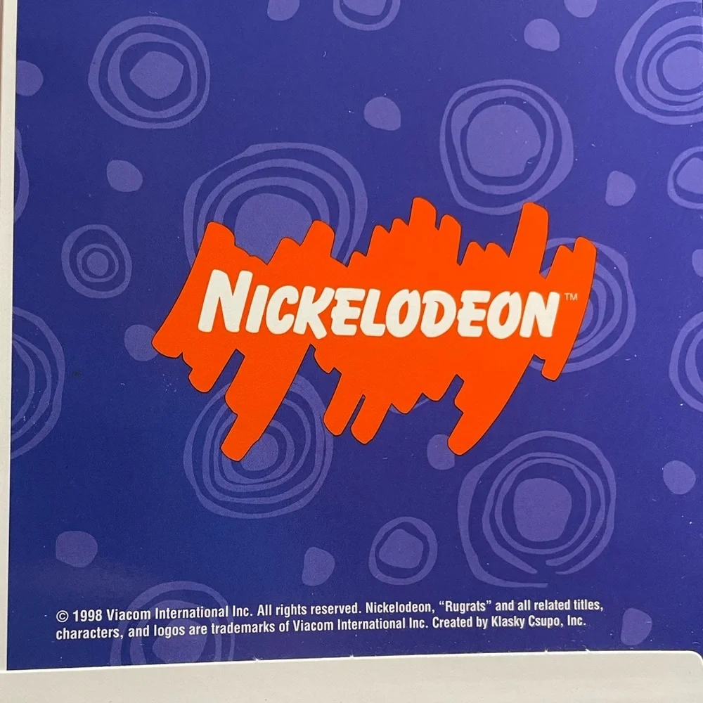 VTG 1998 Nickelodeon’s Rugrats unpunched pocket folder set (2pc) Tommy & Chuckie